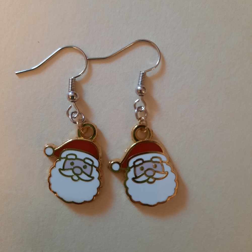 Santa Earrings